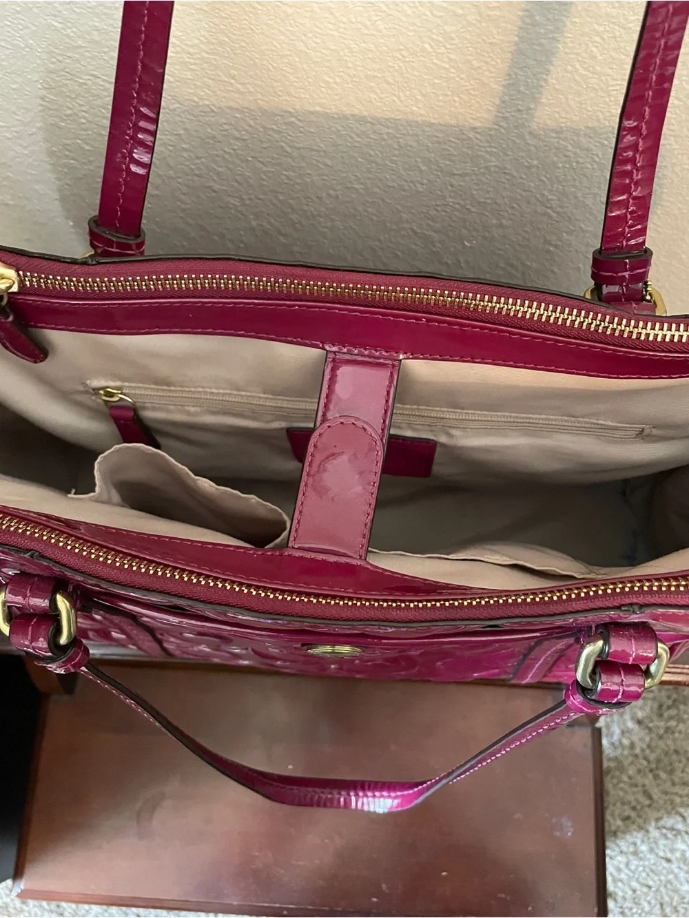 Coach Peyton Op Art embossed patent leather bag in the 